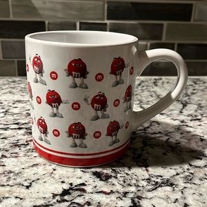 2018 Mars M&M Red M&M Ceramic Coffee Mug EUC